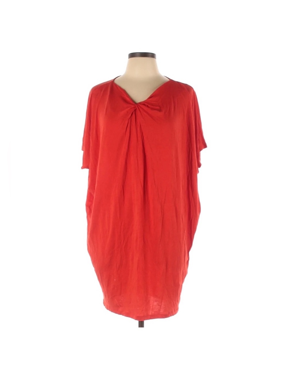 COS Red Twist-Detail Dress